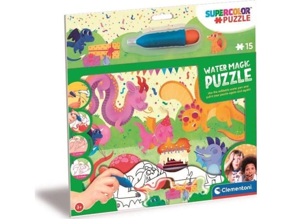 Clementoni Puzzle 15 Water Magic Baby Dragons