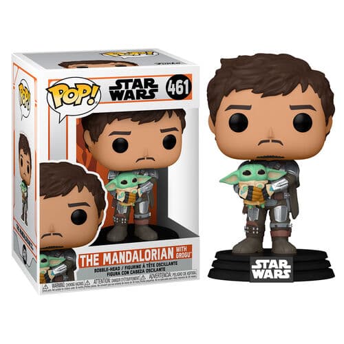 Funko Pop Star Wars: Mandalorian - Mando Holding Child