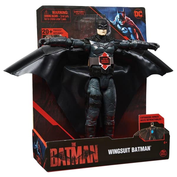 Batman Movie Wingsuit Batman med ljud och ljus 30cm