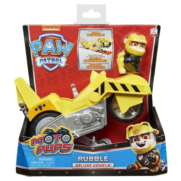 Paw Patrol Moto Pups Deluxe fordon Rubble