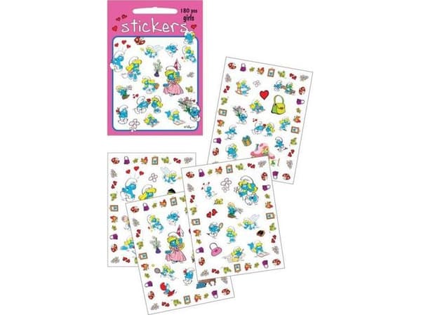 Barbo Toys Naklejek 180 szt Tytöt SMERFY