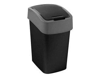 Curver Flip, 10 l, Rektangulær, Plast, Sort, Grå, Plast, 235 mm
