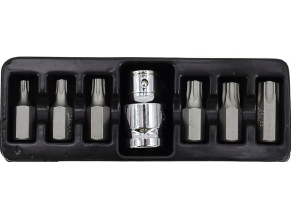 AWTools AWTOOLS TORX-TISKER 7 stk. T25 - T55 + ADAPTER BL AW35110BL