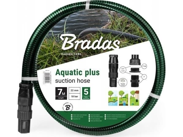 Sug- och utloppssats 7m BLACK