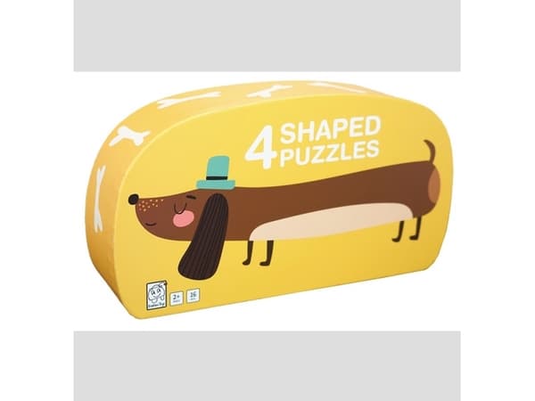 Barbo Toys Puslespill for barn i en dekorativ boks Hund