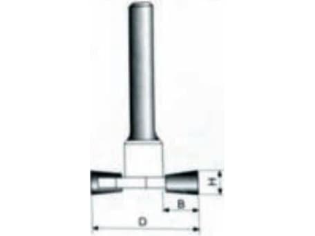 Condor puujyrsin 32 x 9,4 x 10mm varsi 8mm (CON-RB-806)