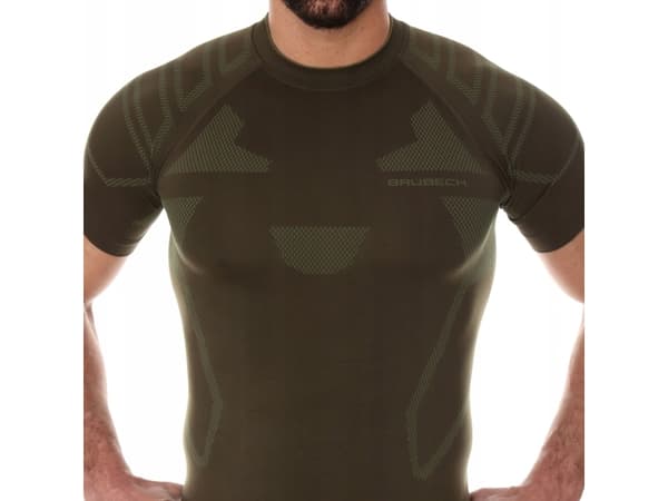 Brubeck SS13000 Koszulka męska RANGER PROTECT khaki XXL