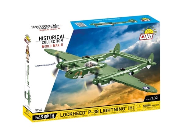 Cobi Lockheed P-38 H Lightning tiilet