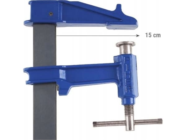 PIHER Piston screw clamp Piher R-120 cm, depth 15 cm