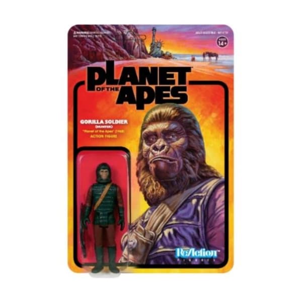 Collectible figurine: Planet Of The Apes Reaction Figure - Ape Soldier 1 (Hunter)