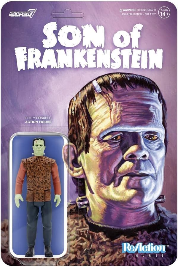 Samlarfigur: Universal Monsters Reaction Figure - The Monster From Son Of Frankenstein