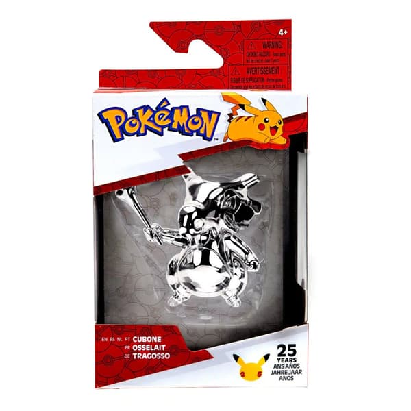 Pokemon 25th Anniversary Celebration Silver Cubone Figure