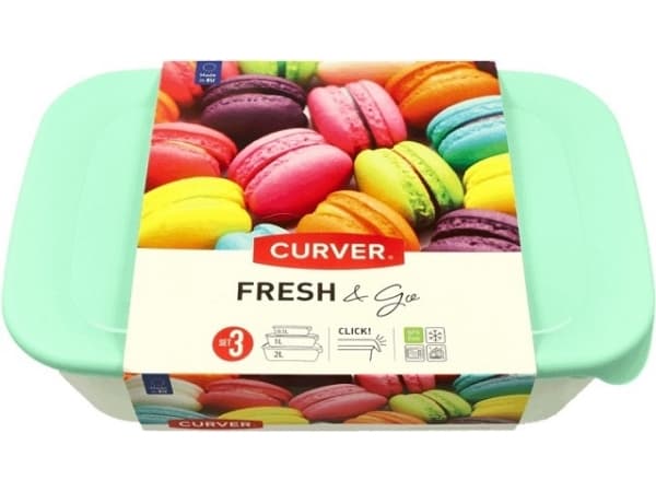 Curver Set of Curver FRESH & GO food containers