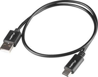 KAAPELI USB-C(M)->USB-A(M) 2.0 1M MUSTA LAATIKKO QC 3.0 LANBERG