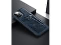 Miniatyrbild 3 av 5: Nillkin Nillkin Aoge läderfodral flexibelt pansarskodd äkta läderfodral med ficka iPhone 12 mini brun