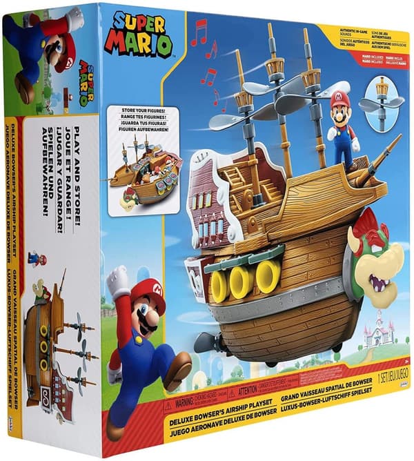Super Mario Deluxe Lekset Bowser Skepp
