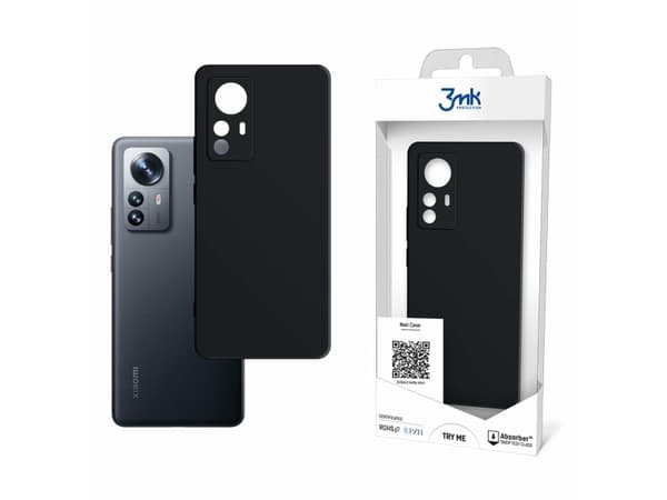 3MK 3MK Matt Fodral Xiaomi 12 Pro svart/svart