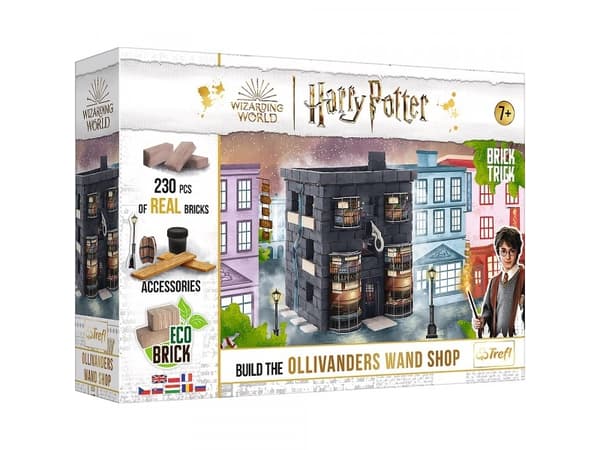 Trefl Bygg med klossar Harry Potter Ollivanders butik med trollstavar EKO-klossar