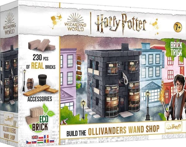 Trefl Bygg med klossar Harry Potter Ollivanders butik med trollstavar EKO-klossar