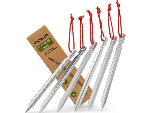 Rockland telttanastat REFLECTIVE PEGS 6 kpl