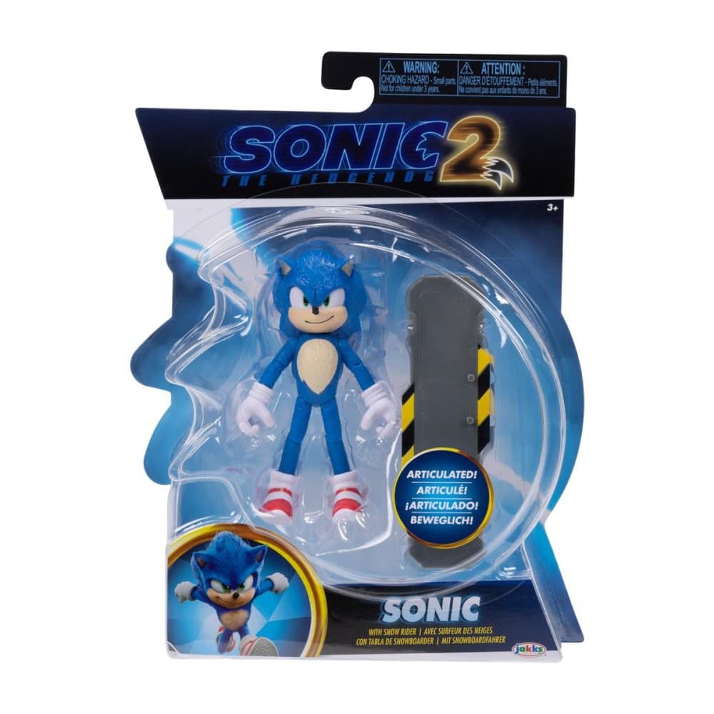 Sonic The Hedgehog Sonic 2 Movie Sonic Action Figure 10cm CDON