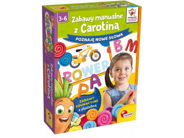 Lisciani LISCIANI CAROTINA ZABAWY MANUALNE Z CAROTINĄ - SŁÓWKA