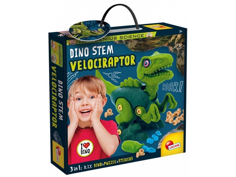 Lisciani I'M A Genius Dino Stem - Velocirapto