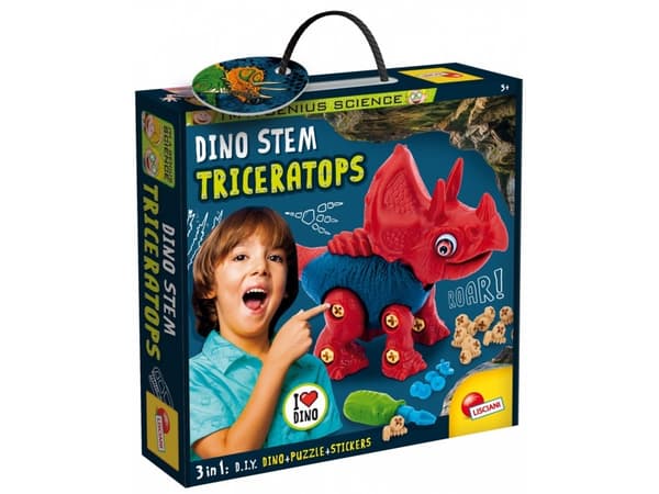 I'm a Genius Little Genius Dino Stem Triceratops 92420 LISCIANI