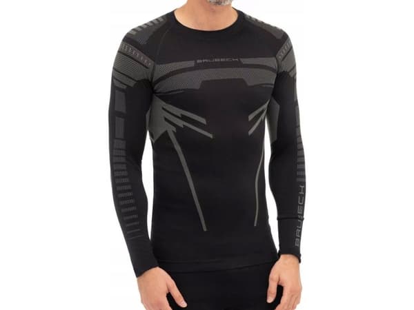 Brubeck LS15700 Sweatshirt DRY sort/grafitt XXL