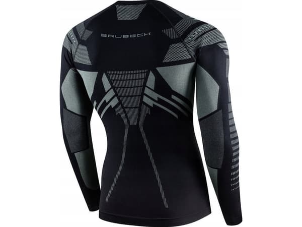 Brubeck LS15700 Sweatshirt DRY sort/grafitt XXL