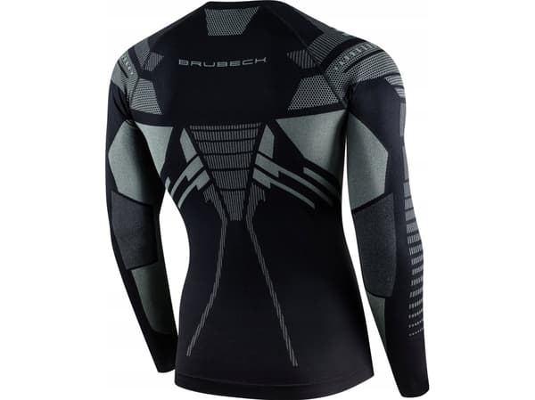 Brubeck LS15700 Sweatshirt DRY svart/grafit S