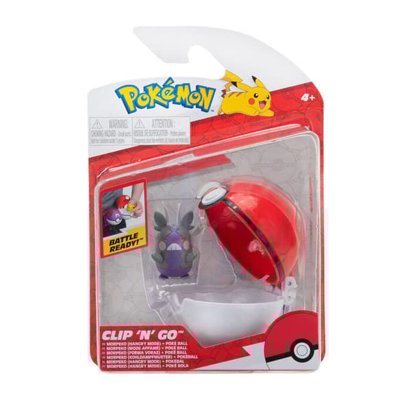 Pokemon Clip n Go Morpeko & Poke Ball