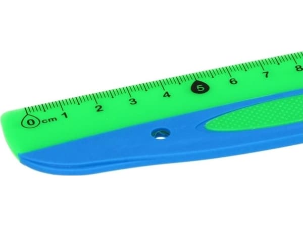 Starpak RULER 15CM GR/BL STK PBH 40/240