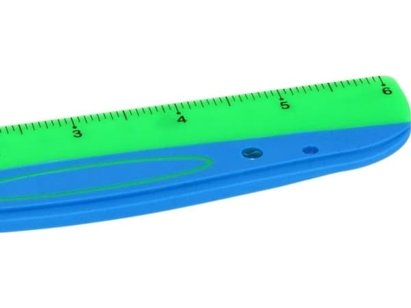 Starpak RULER 15CM GR/BL STK PBH 40/240