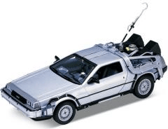 Welly Back To The Future 1 Delorean Time Machine 1/24 Scale