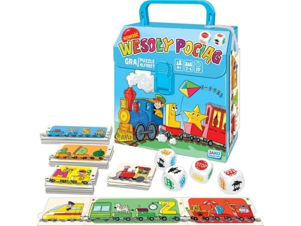 Som et SPILL OG PUSSEL MERRY TRAIN ALFABET