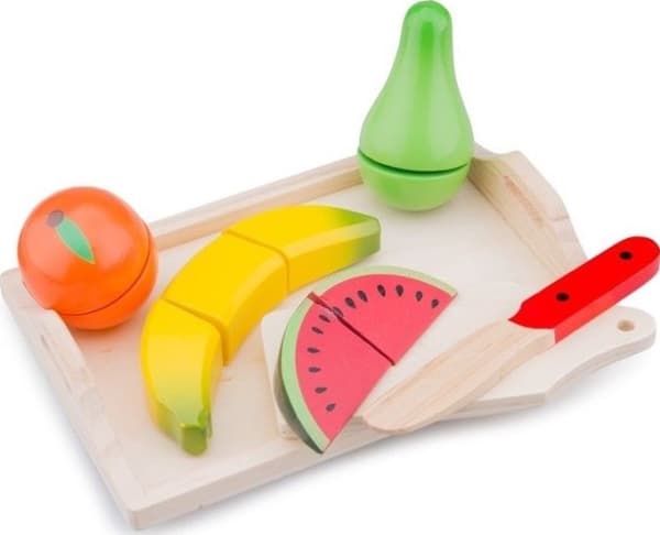 New Classic Toys - 10583 - Imitationsspel - Kök - Skär frukt - 6 delar