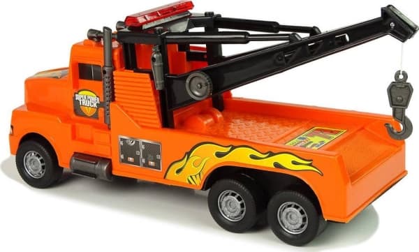 LeanToys Bilbärgningsbil Vägassistans 1:10 Rep Orange