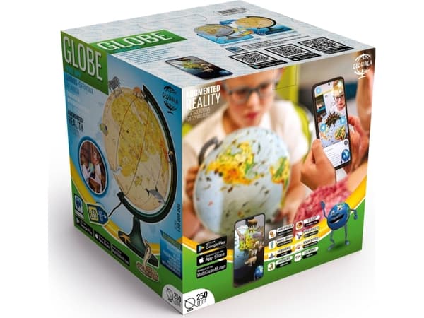 Zachem GLOBUS 250 ILLUMINERAD ZOOLOGISK MED BESKRIVNING MULTI GLOBE AR MED TILLÄMPNING