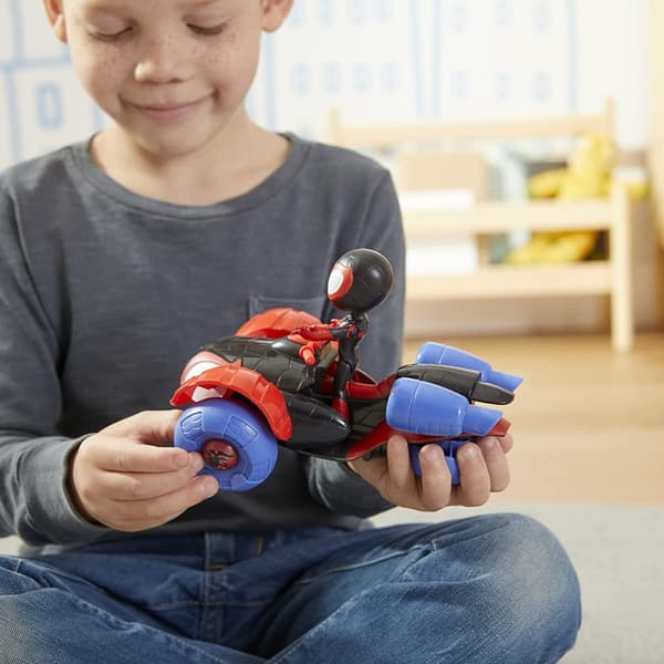 Marvel Spidey and His Amazing Friends Miles Morales, Feature Vehicle 2-in-1