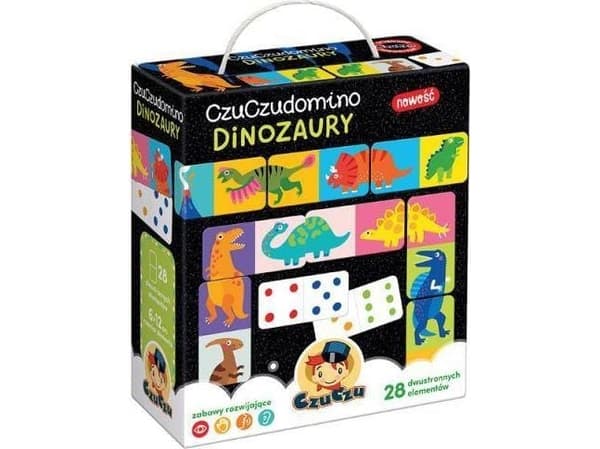 Palapeli Czuczu Domino dinosaurukset