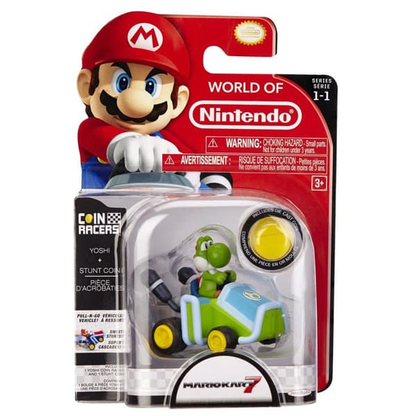 Super Mario Mario Kart Coin Racers Yoshi