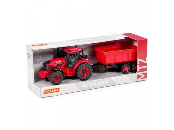Vitrysk traktor med släp 91321