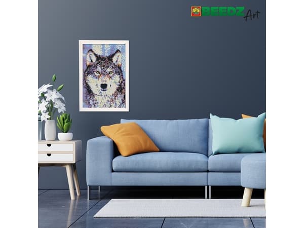 SES Creative Strykpärlor - Wolf