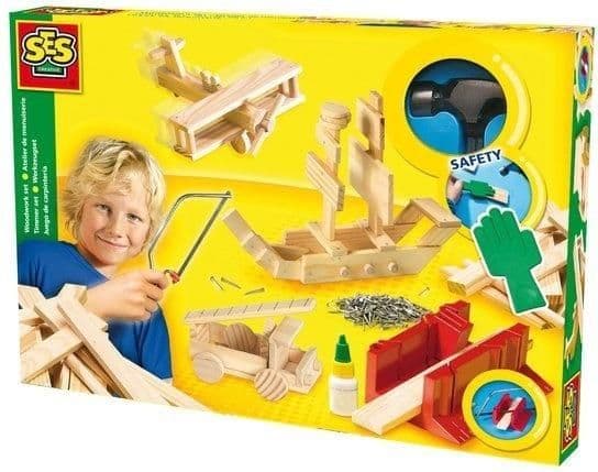 SES Creative träbyggsats - Deluxe Edition