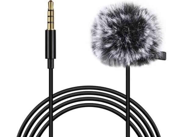 Puluz Tie Jack Microphone with Clip 1.5m 3.5mm Jack PU424