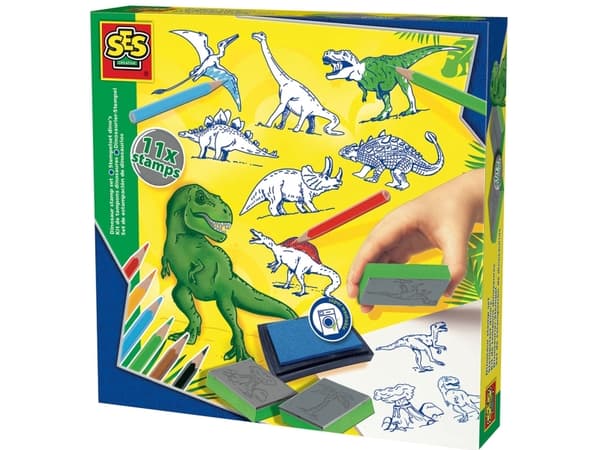 SES Creative Stempelsæt - Dinosaurer
