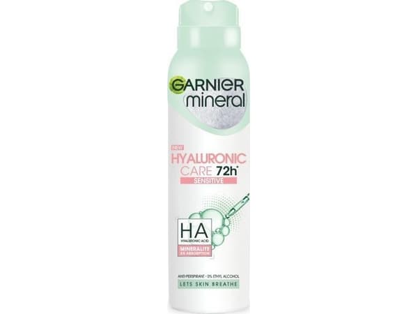 Garnier Mineral Deodorant Spray 72H Hyaluronic Care - Sensitive 150ml