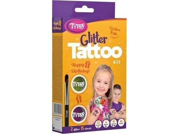 Dante TYTOO Glitter tatuoinnit, syntymäpäivä (013-01812)