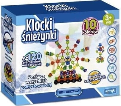 E-Edu snöflinga block 120el 128684 Artyk